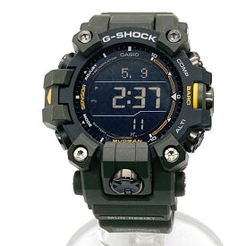 CASIO カシオ 腕時計 GW-9500-3JF G-SHOCK MUDMAN 電波ソーラー バイオマスプラスチック カーキ 【中古】 rm