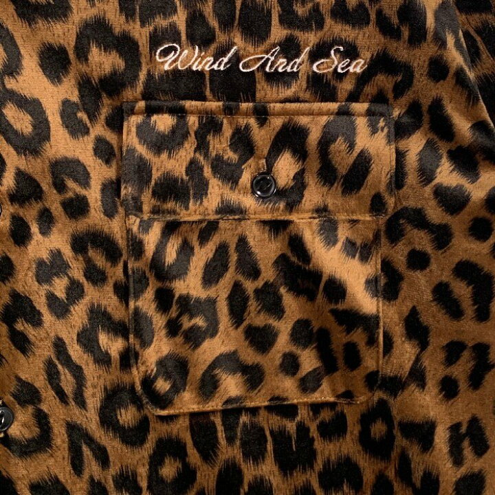 楽天市場】WIND AND SEA ウィンダンシー 24SS Brushed Leopard Open 