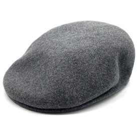 KANGOL カンゴール WOOL 504 HUNTING CAP ウール ハンチングキャップ グレー 0258BC Size M (57cm)【中古】 rf