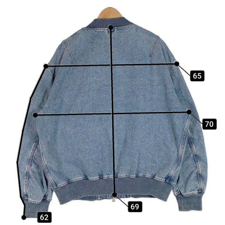 楽天市場】DIESEL ディーゼル D-VINZ Bomber Jacket デニム ボンバー 