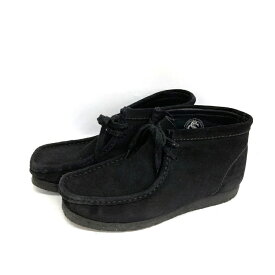 Clarks クラークス Wallabee ワラビー 靴 ブラック size27.5cm【中古】 rm