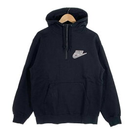 SUPREME シュプリーム 21SS NIKE ナイキ Half Zip Hooded Sweatshirt ハーフジップ プルオーバースウェットパーカー ブラック DB2842-010 Size M【中古】 rf