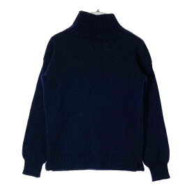 Guernsey Wollens ガンジーウーレンズ ガンジーセーター イギリス製 ウール ネイビー size38 【中古】 rm
