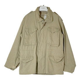 ALPHA INDUSTRIES アルファインダストリーズ USA製 80's 旧タグ SCOVILL M-65 フィールドジャケット ベージュ sizeM-R 【中古】 rm