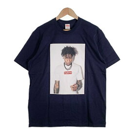 SUPREME シュプリーム 23AW NBA Young Boy Tee ヤングボーイ フォトプリントTシャツ ネイビー Size M【中古】 rf