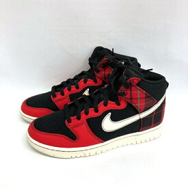 NIKE ナイキ DUNK HIGH RETRO SE ダンク ハイ レトロ SE DV0826-001 スニーカー ブラック レッド size26.5cm【中古】 rm