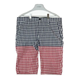 NORMAN ノルマン Two Tone Check Short Pants ギンガムチェック ブルー sizeS 【中古】 rm