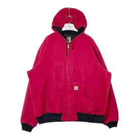Carhartt カーハート J131 RED アクティブジャケット メキシコ製 レッド size2XL 【中古】 rm