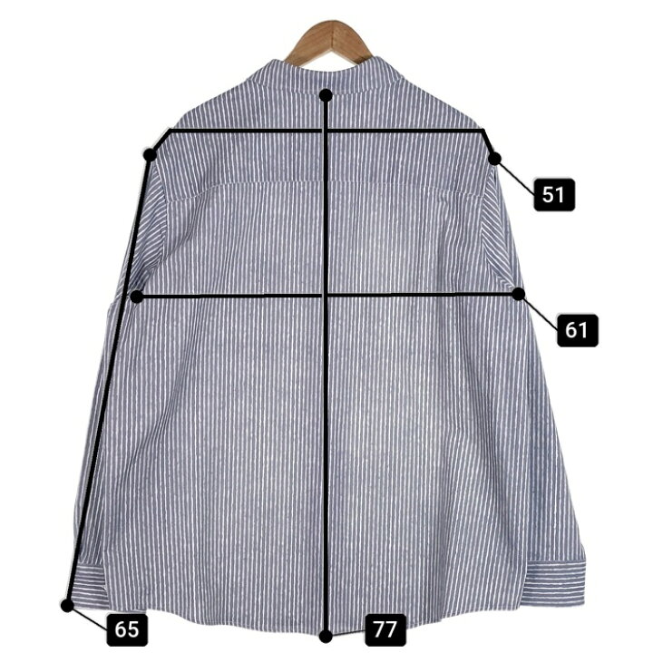 楽天市場】BRIGADE コットン ストライププリント 長袖シャツ ブルー  