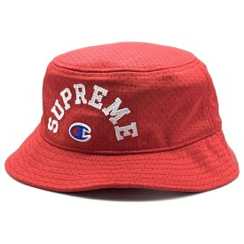 SUPREME シュプリーム 24SS Champion Mesh Crusher チャンピオン メッシュクラッシャー ハット レッド Size S/M【中古】 rf