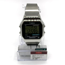 TIMEX タイメックス INDIGLO デジタル 腕時計 シルバー T78587【中古】 rf