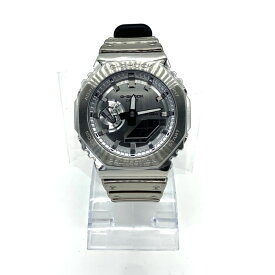 CASIO カシオ G-SHOCK デジアナ クォーツ腕時計 シルバーメタル GM-2100YM-8AJF 2025/1月購入品【中古】 rf