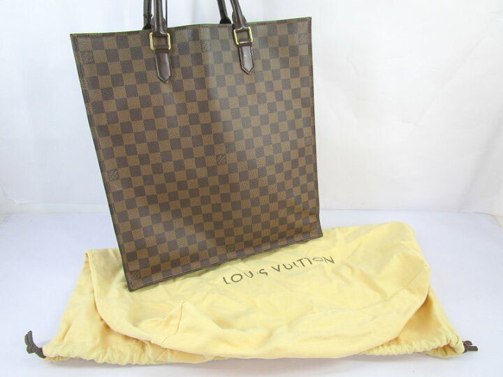 楽天市場】☆ LOUIS VUITTON ルイ ヴィトン ダミエ サックプラ トート  