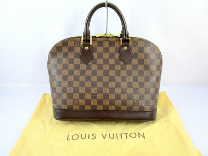 楽天市場】☆ LOUIS VUITTON ルイ ヴィトン ダミエ アルマ エベヌ  