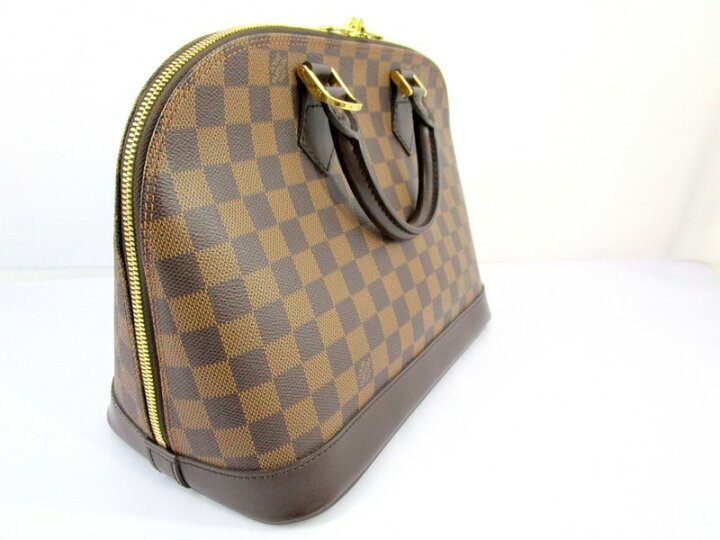 楽天市場】☆ LOUIS VUITTON ルイ ヴィトン ダミエ アルマ エベヌ  
