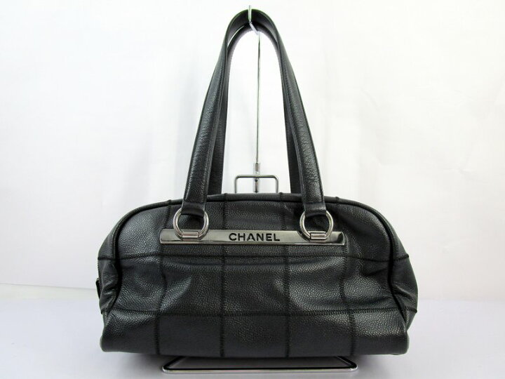 楽天市場】☆ 良品 CHANEL シャネル チョコバー ミニ ボストンバッグ  