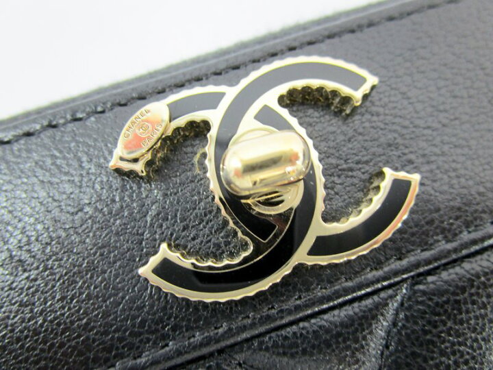 楽天市場】☆ CHANEL シャネル マドモアゼル シェブロン ラウンド 