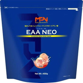 【最大400円クーポンあり】MPN EAA NEO もも風味 450g | EAA 必須アミノ酸 溶けやすい 健康食品 サプリ 筋力 アミノ酸 糖質制限