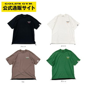 【公式サイト】フィットネスショップ別注 G5527 GOLD'S GYM ゴールドジム　ドローコード付きビッグTシャツ