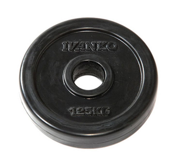 最高品質のラバープレート 28mm 現在 仕様変更によりロゴはブラックになります IVANKO イヴァンコ Φ28mm高品質バーベルプレート RUBK-1.25 誕生日プレゼント 1.25kg 定価 社製 スタンダードラバープレート 日本総代理店