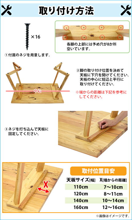 楽天市場】送料無料 テーブル デスク 脚 脚のみ 2本セット パーツ DIY  