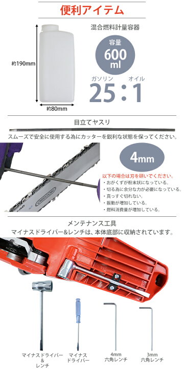 楽天市場】【ジャンク品】 返品商品 送料無料 チェーンソー エンジン式 