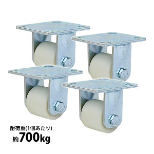 �������� �L���X�^�[ �Œ�L���X�^�[ �d�ʗp �i�C������ 4�Z�b�g �d�ʗp�L���X�^�[ �ω׏d��700kg(1������) �ԗ֒��a��60mm ����56mm �Œ�� �i�C�����ԗ� �H�� �q�� ��� �^�� cstrnyfin60r4p