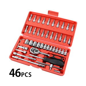  \Pbg`Zbg 46PCS 46_ p1/4" 1/4C` 6.35mm `Fbg `Fbg@\ rbg\Pbg \PbgZbg ` hCo[ HZbg ƃZbg nhc[ 