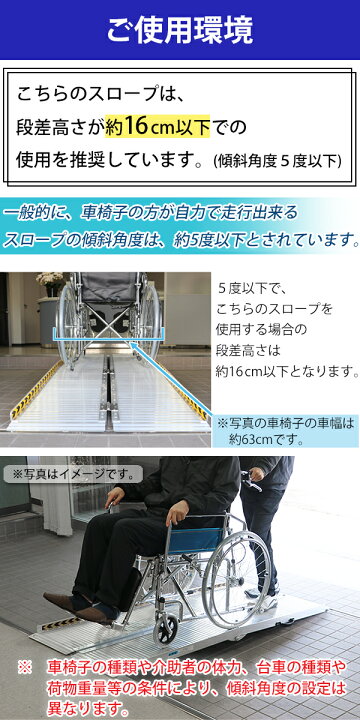 楽天市場】送料無料 アルミスロープ スロープ長さ約183cm 幅約72.5cm 