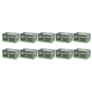  [{bNX ܂肽 10Zbg 47×35×24.5cm MTCY 30L IׂJ[ LX^[t 5ʊJ ωJ ςݏd X^bLO NA  vX`bN Rei ߑP[