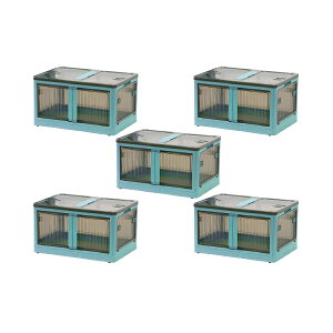  [{bNX ܂肽 5Zbg 60×42×34cm XLTCY 65L IׂJ[ LX^[t 5ʊJ ωJ ςݏd X^bLO NA  vX`bN Rei ߑP[X 