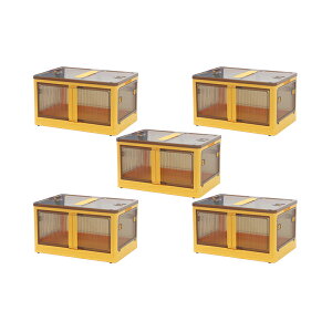  [{bNX ܂肽 5Zbg 60×42×34cm XLTCY 65L IׂJ[ LX^[t 5ʊJ ωJ ςݏd X^bLO NA  vX`bN Rei ߑP[X 