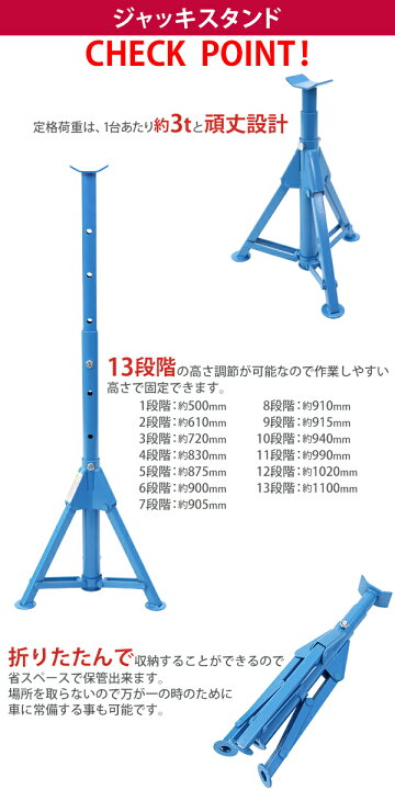 楽天市場 送料無料 手動式 自動車整備用リフト 静荷重約1 5t 1500kg 動荷重約1 0t 1t 1000kg 青 ジャッキスタンド2台付き カー リフト 手動 リフトアップ ジャッキ ジャッキアップ 傾斜リフト 整備 交換 タイヤ ブレーキパッド交換 パンク修理 メンテナンス ブルー