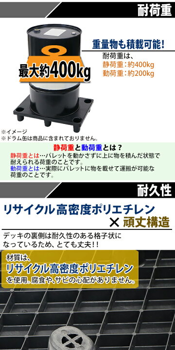 楽天市場】送料無料 プラスチックパレット エコノミーモデル リサイクル原料 10枚 約W800×D600×H140mm 最大荷重約400kg フォークリフト ハンドリフト 単面四方差し 四方差し 再生材 ネスティングパレット 樹脂パレット 捨てパレ パレット 軽量 プラパレ 単面 ... 楽天市場】送料無料 プラスチックパレット エコノミーモデル リサイクル原料 10枚 約W800×D600×H140mm 最大荷重約400kg フォークリフト ハンドリフト 単面四方差し 四方差し 再生材 ネスティングパレット 樹脂パレット 捨てパレ パレット 軽量 プラパレ 単面 ...