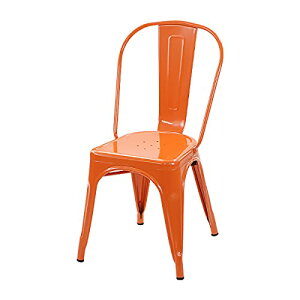 送料無料 マリーンチェア Aチェア メタルチェア 4脚セット ガーデンチェア グザビエ・ポシャール ダイニングチェア 軽量 スタッキングチェア スチール スツール アンティーク ヴィンテージ