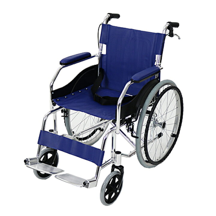 楽天市場】送料無料 新品 車椅子 アルミ合金製 青 約11kg TAIS  