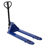 送料無料 ハンドリフト 幅約550mm フォーク長さ約1140mm 約2t 約2.0t 約2000kg 青 油圧式 ダブルローラー…