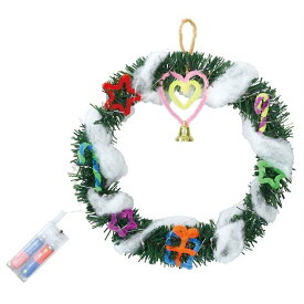 アーテック　クリスマスリース作り(イルミネーションライト付)　手作りキット　リース　工作キット　クリスマス　子供会　ワークショップ　クリスマスイベント　オリジナルリース　飾り　材料キット