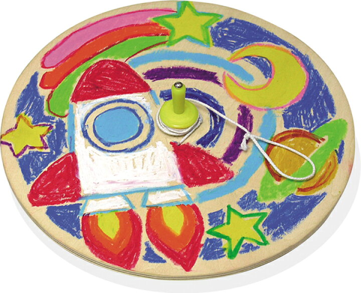 楽天市場 こま 工作 学習キット ジャンボ糸引きゴマｃｍ 30個セット販売 コマ 絵付け範囲が広くて書きやすい ゴールドスター