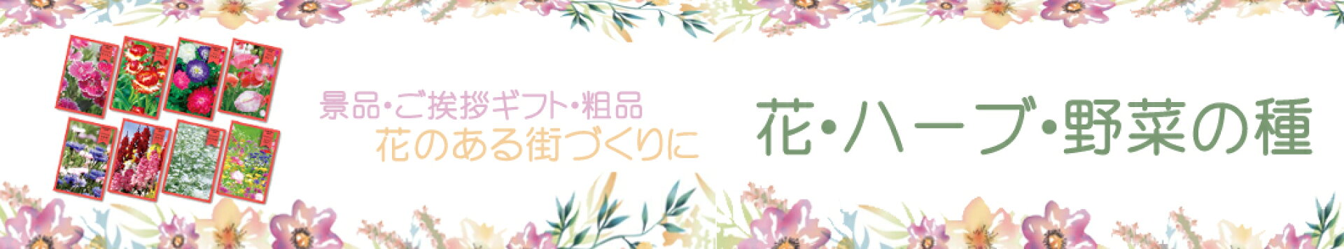 粗品・ばらまき景品にも最適サイズ花の種