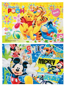 キャラクターレジャーシート 120枚セット販売 アウトドアや行楽・遠足などに 2柄取混ぜ ディズニーキャラクター お子様向け 販促品・景品・ノベルティ・プレゼント