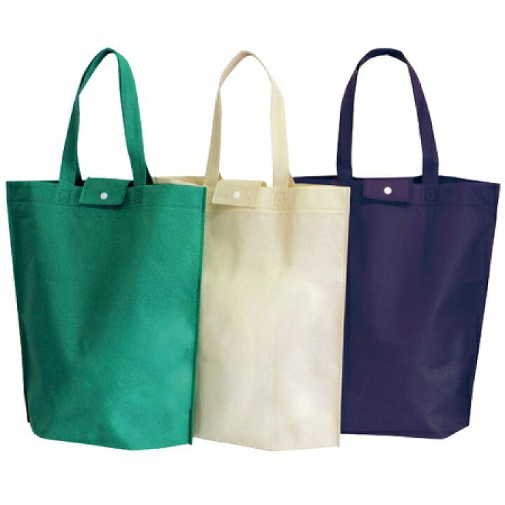 楽天市場】NEWエコ・トートバッグ (E2583) 100個セット販売 折りたたん 