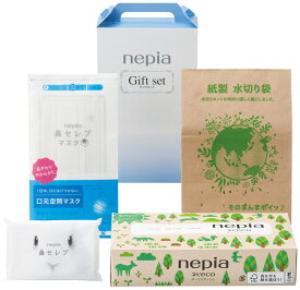 nepia　バラエティギフト4点セット　30個セット販売　日本製　化粧箱入り　消耗品　バラマキ景品　販促品・景品・ノベルティ・粗品