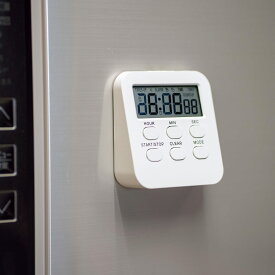 タイマークロック　シンプル・見やすい表示のタイマー付クロック。オリジナルフレームで印象的なアイテムに【名入れ可能商品　別途費用】　販促品・景品・ノベルティ・粗品