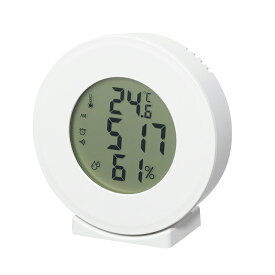 温湿度計付クロック　10個セット販売　時計・カレンダー・温湿度計・アラーム　コンパクトなボディに多彩な機能を搭載　販促品・景品・ノベルティ　【名入れ可能商品　別途費用】