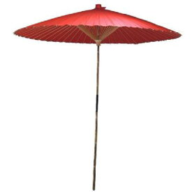 野点傘ストレート　お花見・お庭用装飾ディスプレイ　和風の演出用傘　直径約190cm　高さ約233cm　2分割（お客様組み立て商品）