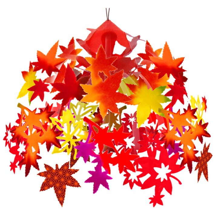 楽天市場 秋の装飾 ディスプレイ 秋を彩る紅葉ドロップ 60 60ｃｍ もみじディスプレイ飾り 店舗装飾品 ゴールドスター