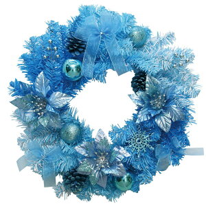 クリスマスリース ブルーの人気商品 通販 価格比較 価格 Com