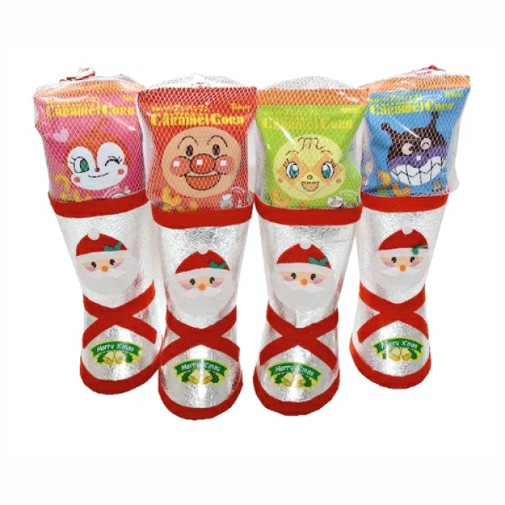 楽天市場 クリスマス お菓子ブーツ アンパンマン クリスマスブーツ 60個セット販売 高さ約30ｃｍ 子供会 町内会 小売店用景品に最適 ゴールドスター