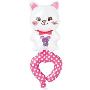 うでピタフレンズシリーズ ぷりてぃーねこちゃん 猫 腕にくっつく風船 バルーン